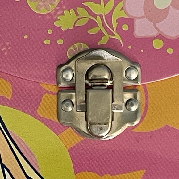 Barbie Handbag Tin Storage Purse by Tin Box Co. 2004 Flower Power Vibe - Picture 4 of 8